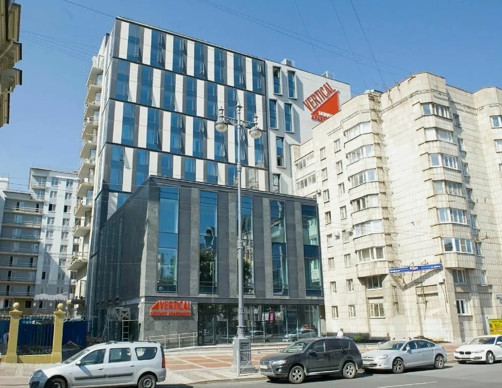 фасад дома, здание по адресу г Санкт-Петербург, Московский пр-кт, д 73 к 3